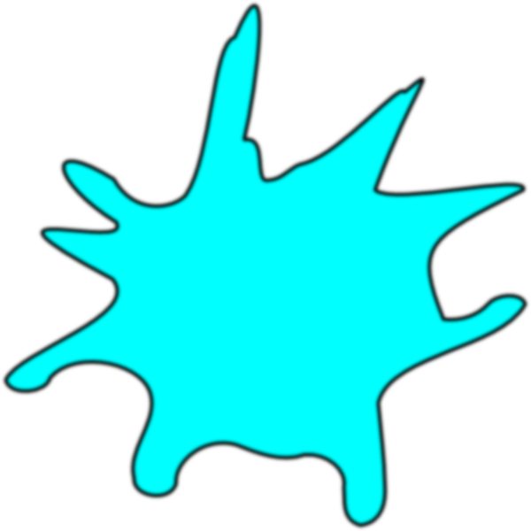Dendritic Cell Blue Svg Clip Arts 600 X 600 Px - Png Download (600x600), Png Download