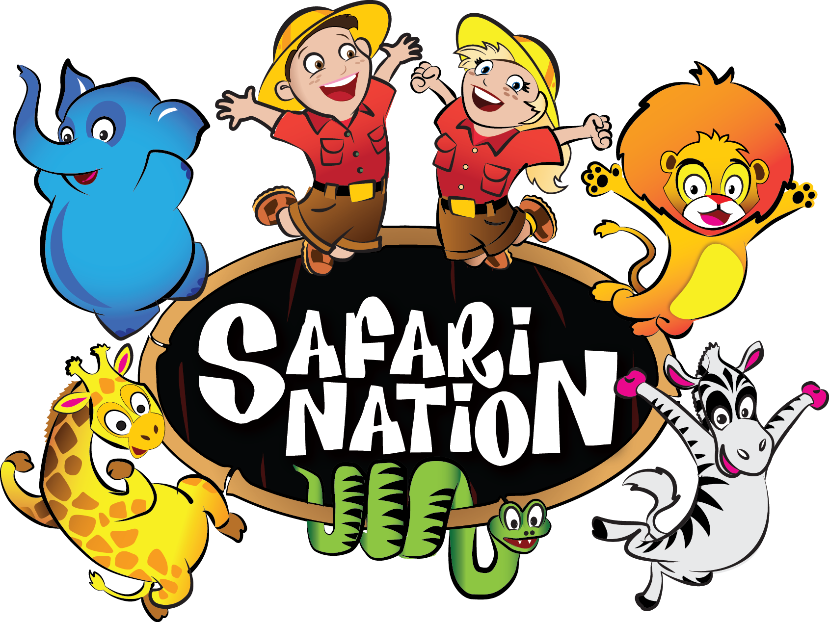 Safari Nation Indoor Playground - Safari Nation Clipart (1689x1268), Png Download