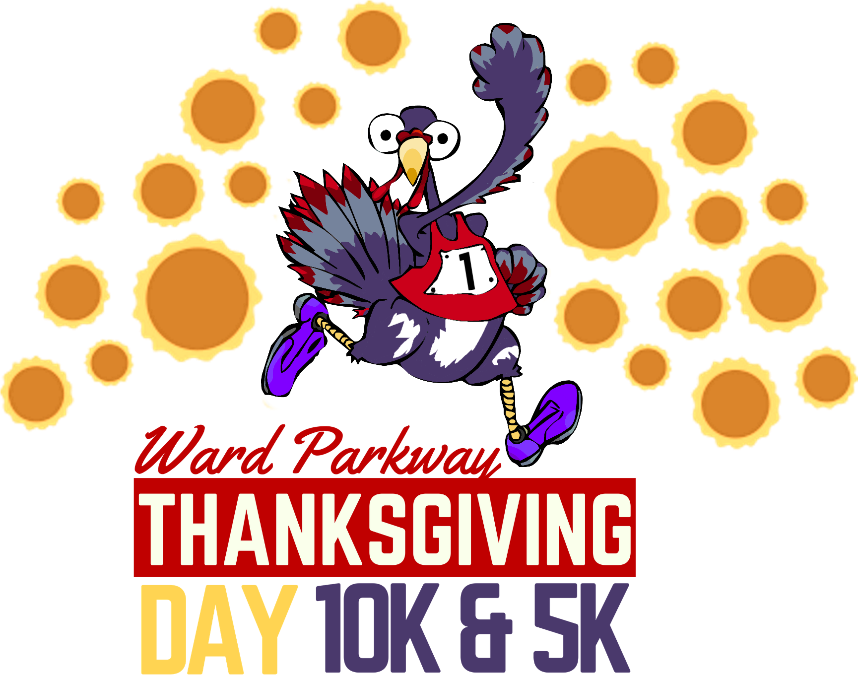 Tiny Turkey Trot - Illustration Clipart (1728x1488), Png Download