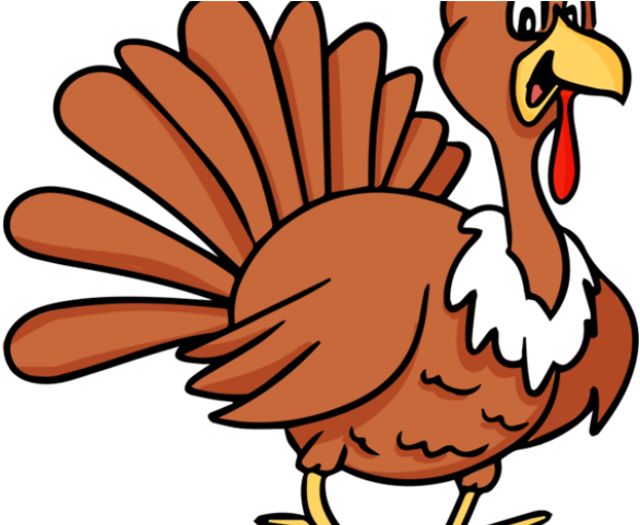 Clipart Turkey Fun - Cartoon Turkey - Png Download (640x480), Png Download