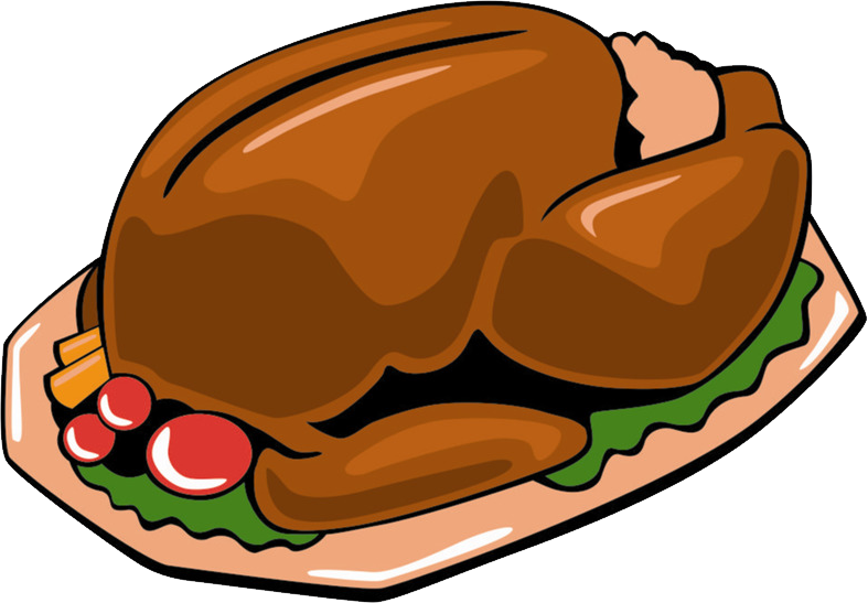 Turkey Food Png - Cooked Turkey Clipart Png Transparent Png (787x547), Png Download