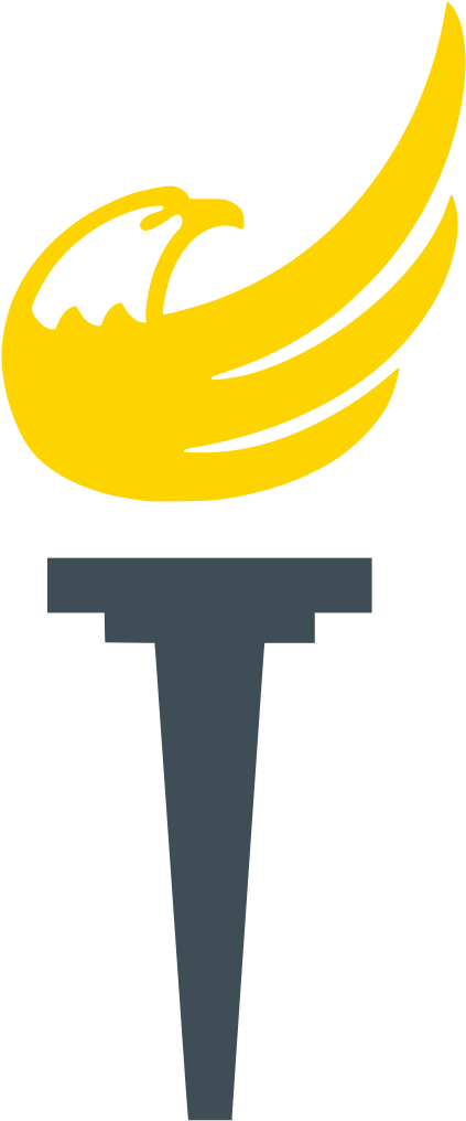 Give Up On Politics - Libertarian Party Torch Clipart (423x1022), Png Download