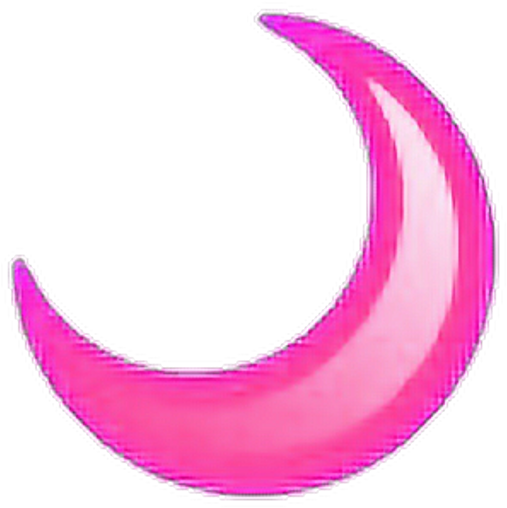 Pink Moon Png - Emoji Clipart (1024x1024), Png Download