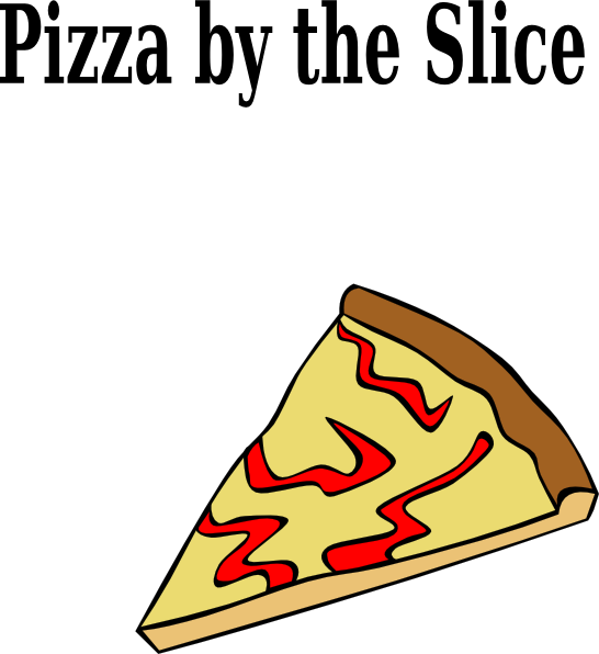 Color By The Slice Clip Art At - Pizza Clip Art - Png Download (546x596), Png Download