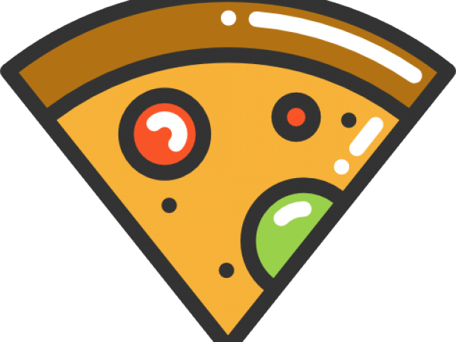 Pizza Clipart Quarter - Pizza Quarter Clipart - Png Download (640x480), Png Download