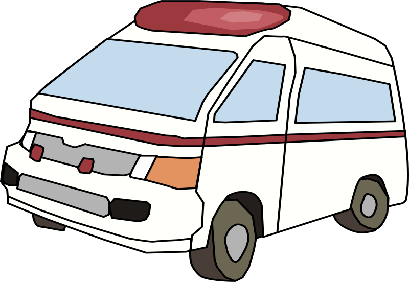 Freeuse Ambulance Clipart Van - Clip Art - Png Download (800x552), Png Download