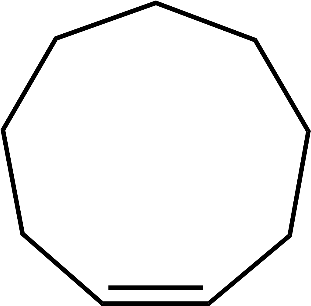 File - 1-cyclononene - Svg - Does A Polygon Look Like Clipart (1034x1024), Png Download