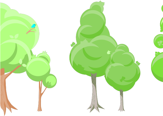 Fall Tree Clipart - Wald Clipart - Png Download (640x480), Png Download