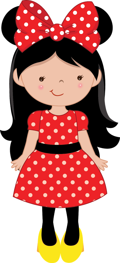 Minnie Mouse Clipart (417x912), Png Download