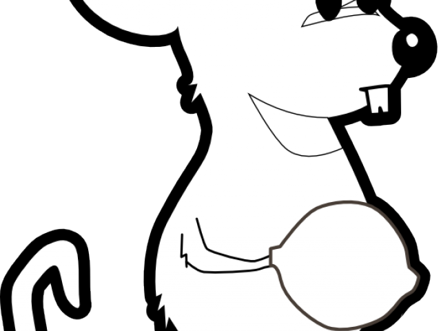 Rat Mouse Clipart Black - Cursor Clipart Black And White Png Transparent Png (640x480), Png Download