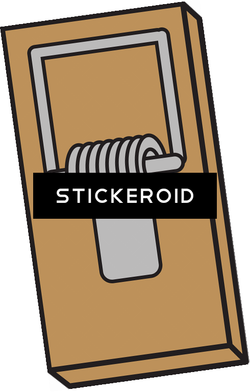 Mouse Trap Objects Clipart (490x767), Png Download