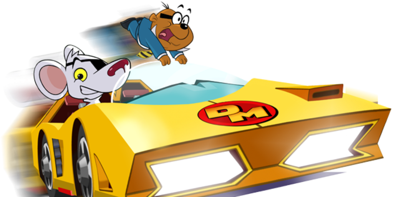 Danger Mouse Max Tastic Cbbc Bbc - Danger Mouse Cbbc 2015 Clipart (800x450), Png Download