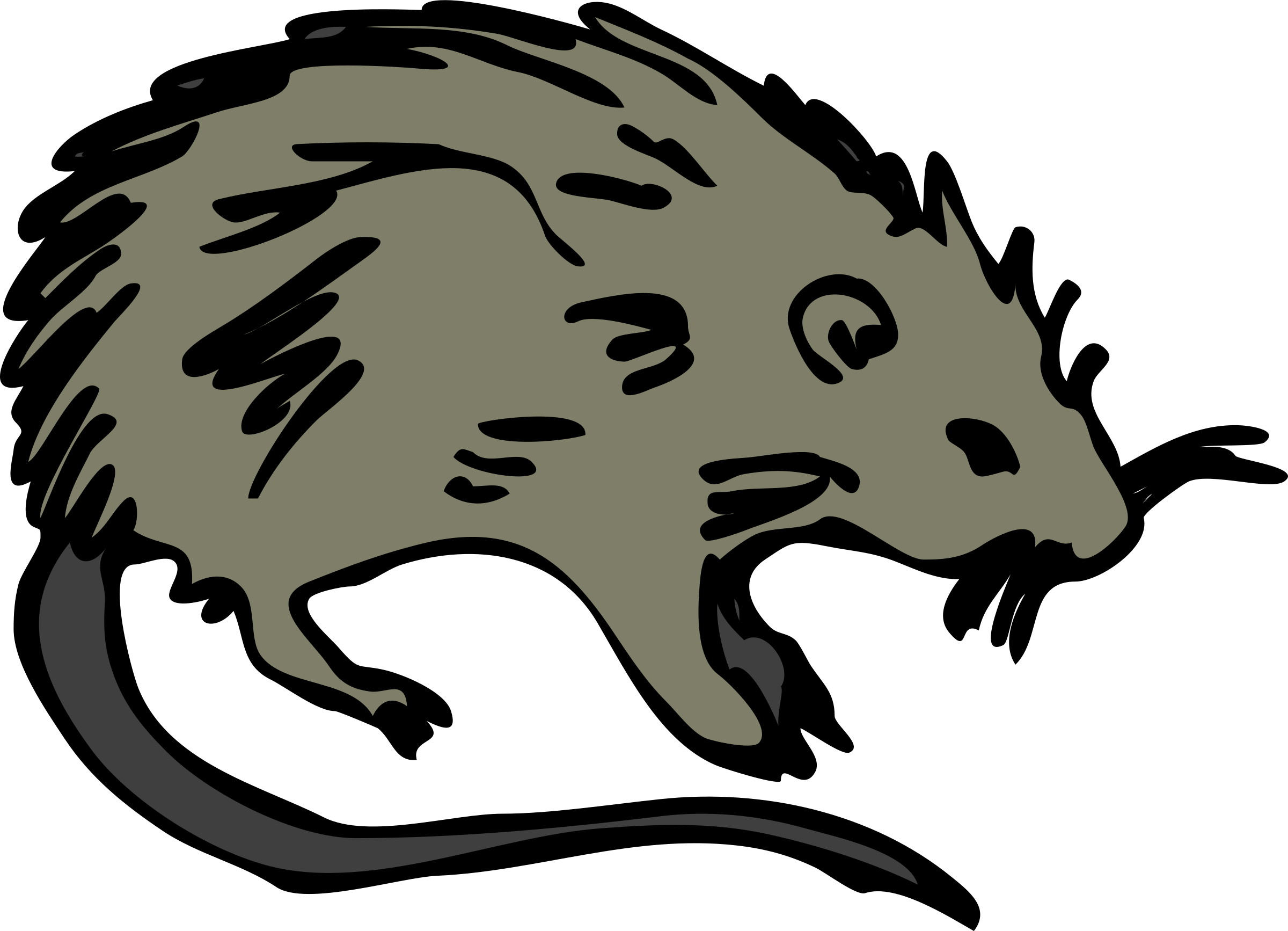 Mouse Free Achitetto Topo - Burial Of The Rats [book] Clipart (800x579), Png Download