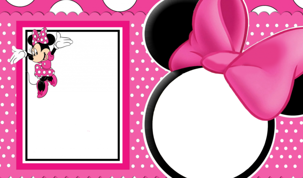 Minnie Mouse Frame Clipart - Png Download (1024x600), Png Download
