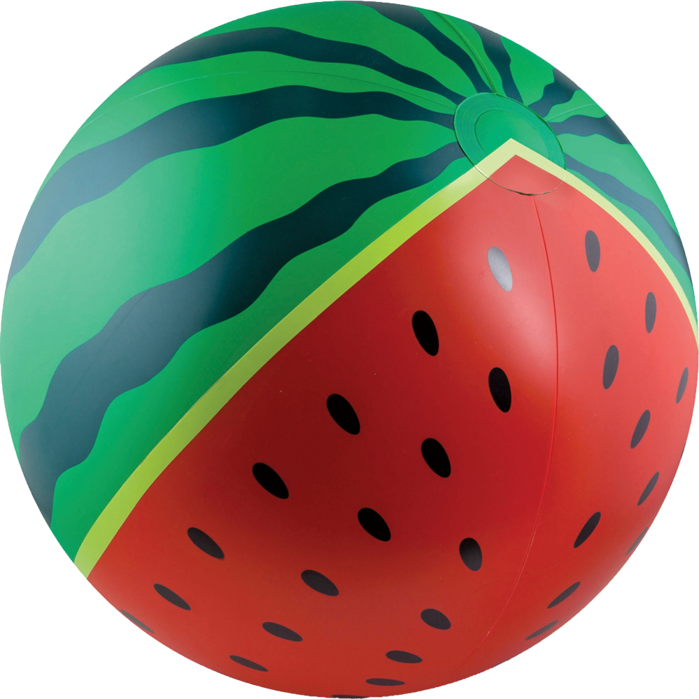 Novelty Inflatables And Pool Floats - Watermelon Beach Ball Png Clipart (999x1000), Png Download