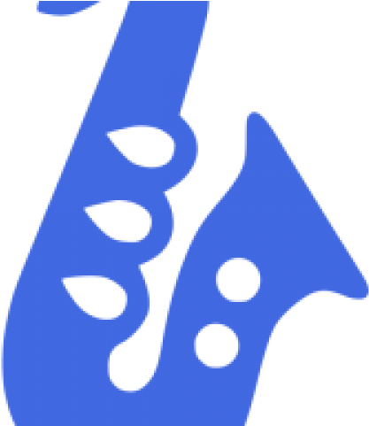 Saxophone Clipart Blue - Jazz Icon - Png Download (640x480), Png Download