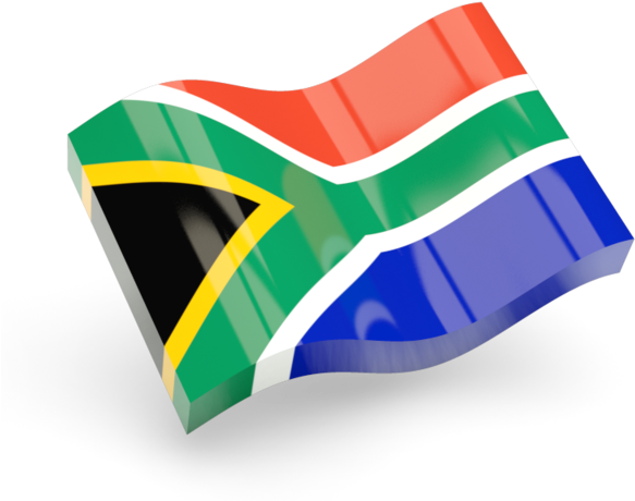 South Africa Flag Clipart Png - Dominican Republic Flag Png Transparent Png (640x480), Png Download
