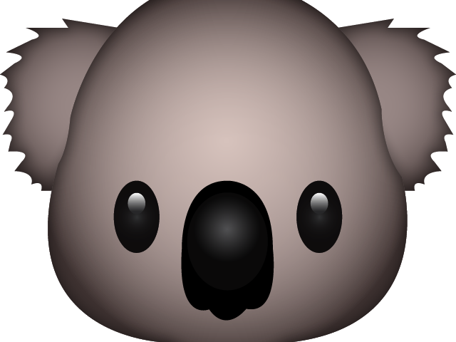 Face Clipart Koala - Пнг Эмодзи - Png Download (640x480), Png Download