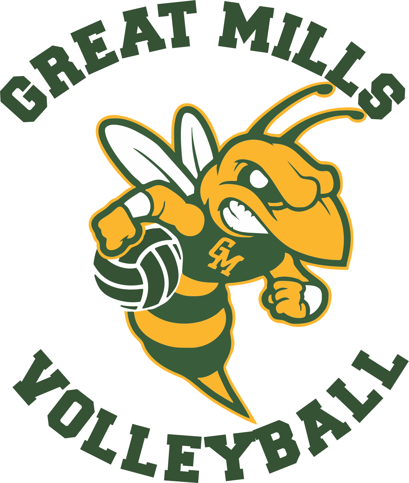 Great Mills High School Logo Clipart (1395x1650), Png Download
