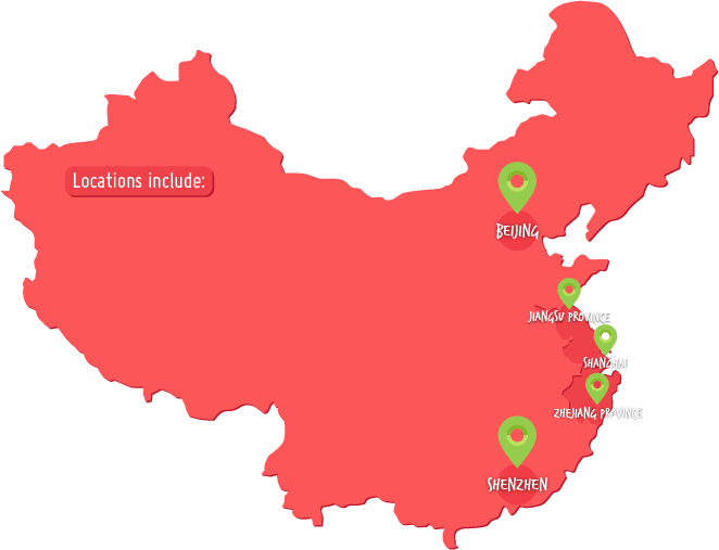 China, Teach In China, China Premier Tefl Internship, - China Map Clipart (662x507), Png Download