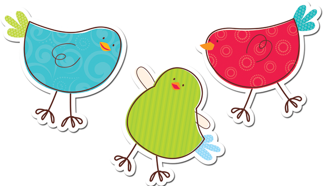 Cut-outs Tweeting Birds 6" 36/pkg - Creative Teaching Press, Inc. Clipart (650x650), Png Download