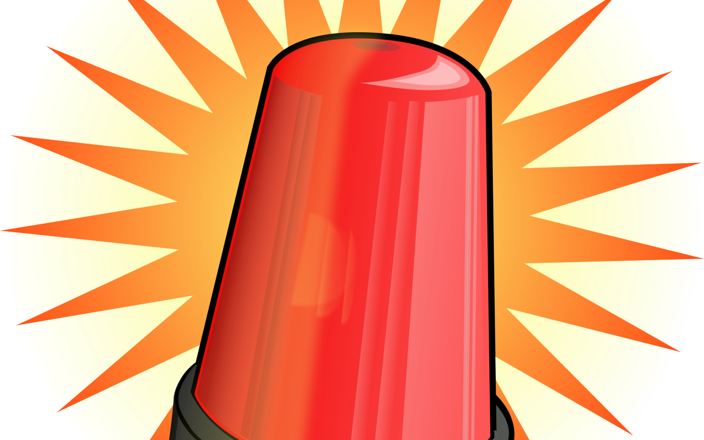 Police Siren Clipart - Png Download (1440x900), Png Download