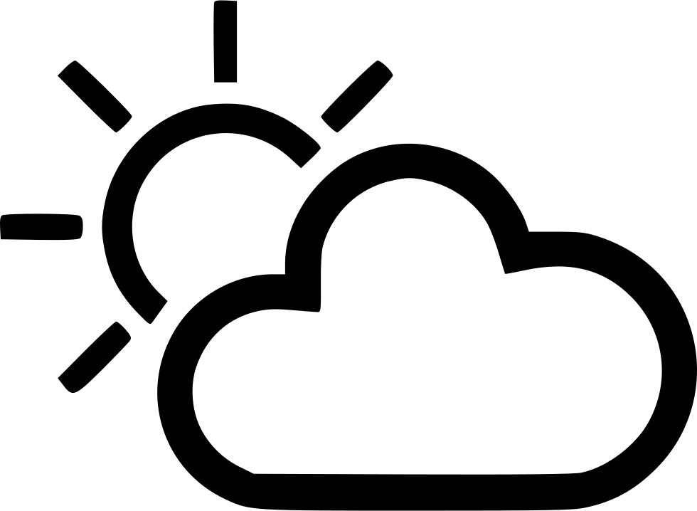 Sunny Weather Png - Sunny Weather Icon Png Clipart (980x718), Png Download