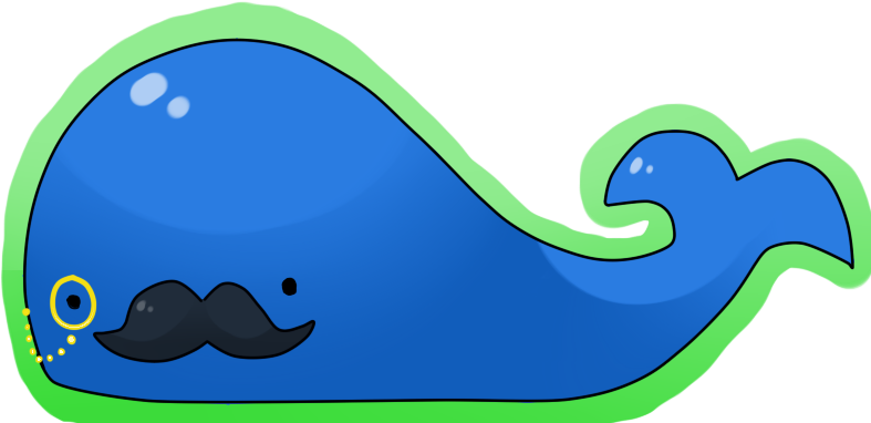 Cryptocurrency Traders Whales - Monocle Whale Clipart (800x600), Png Download