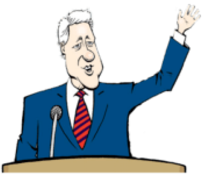 Politics Clipart President Podium - President Clipart - Png Download (640x480), Png Download