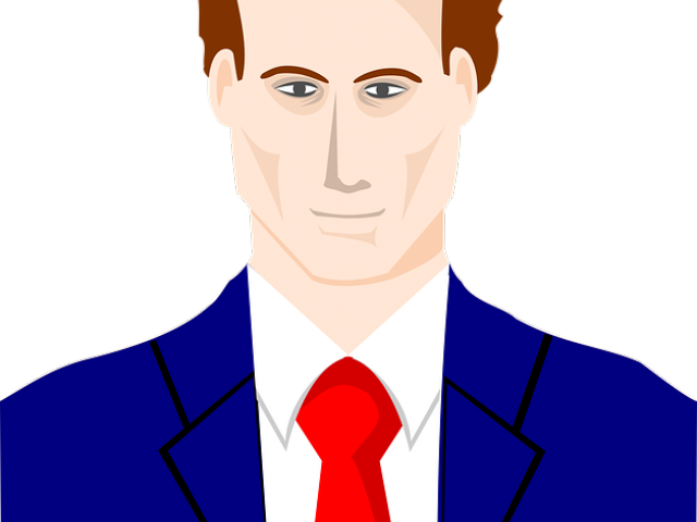 Portrait Clipart Cool Man - Cartoon - Png Download (640x480), Png Download
