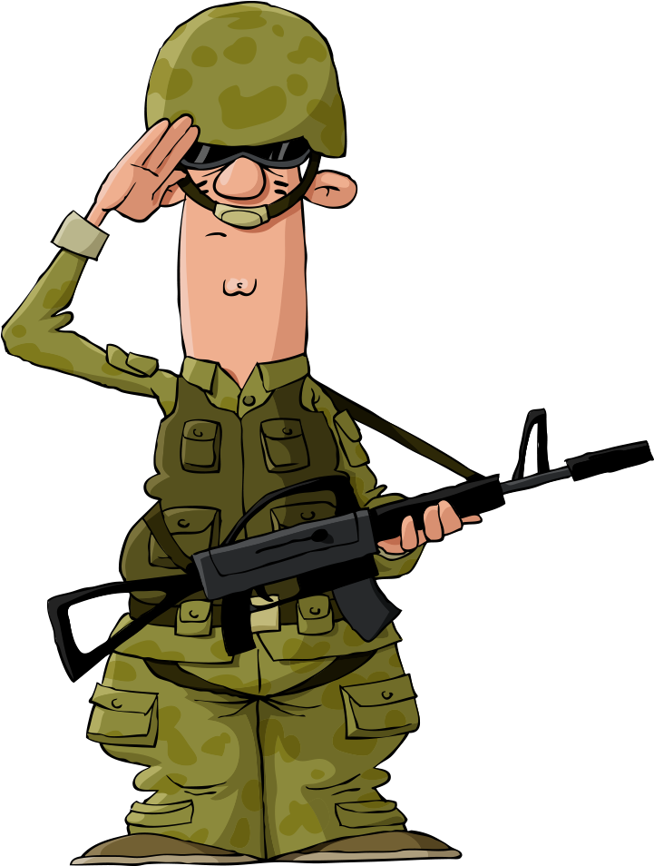 Military Clipart Canadian Soldier - American Soldier Png Transparent Png (1000x1000), Png Download