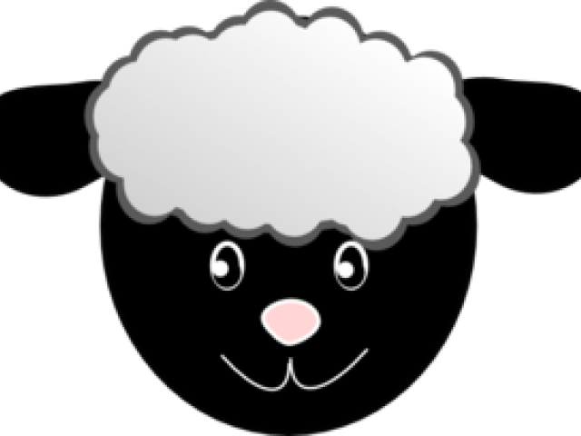 Sheep Clipart Lady - Sheep Face Mask Free Printable - Png Download (640x480), Png Download