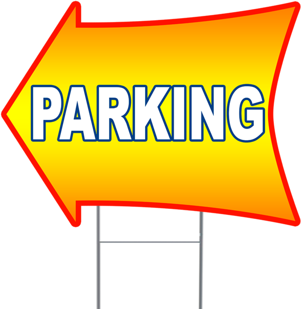 Parking 2 Sided Arrow Clipart (600x600), Png Download