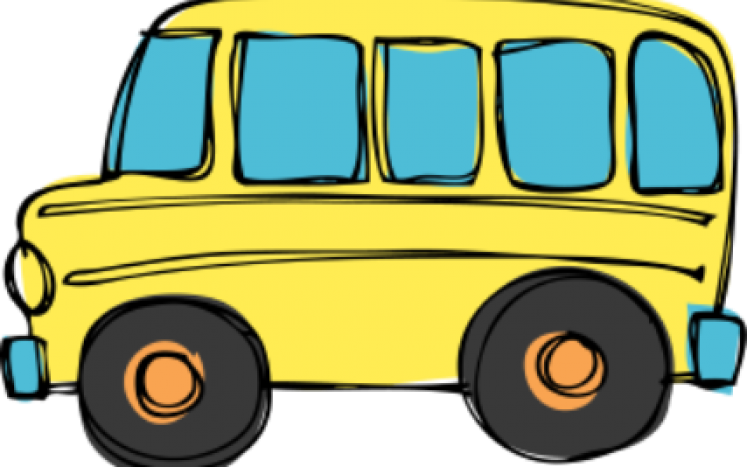 Bus - Bus Clipart Png Transparent Png (747x467), Png Download