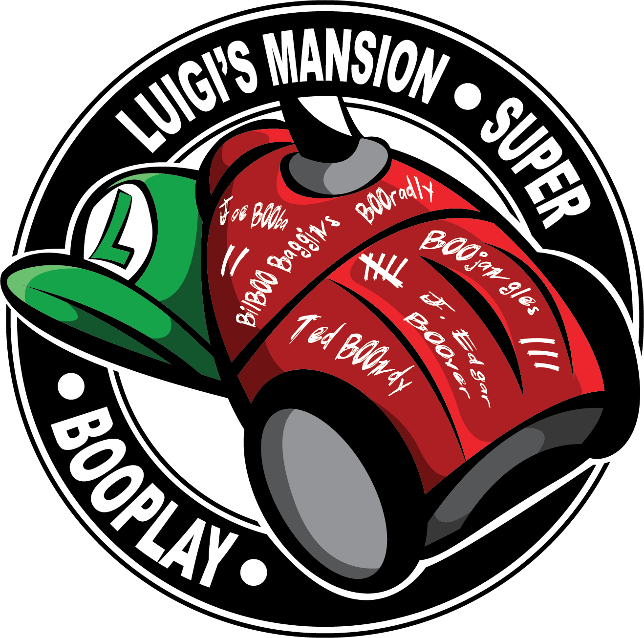 Luigi's Mansion T-shirt Design Clipart (1318x1306), Png Download