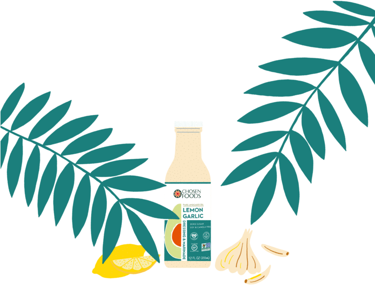 Lemon Garlic Dressing 12 Oz - Illustration Clipart (768x634), Png Download