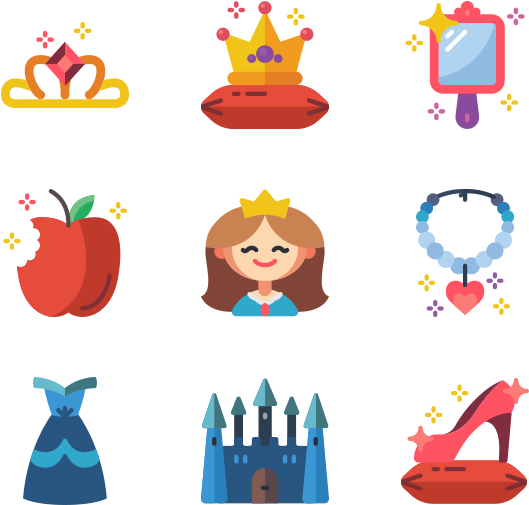 Princesses Clipart (600x564), Png Download