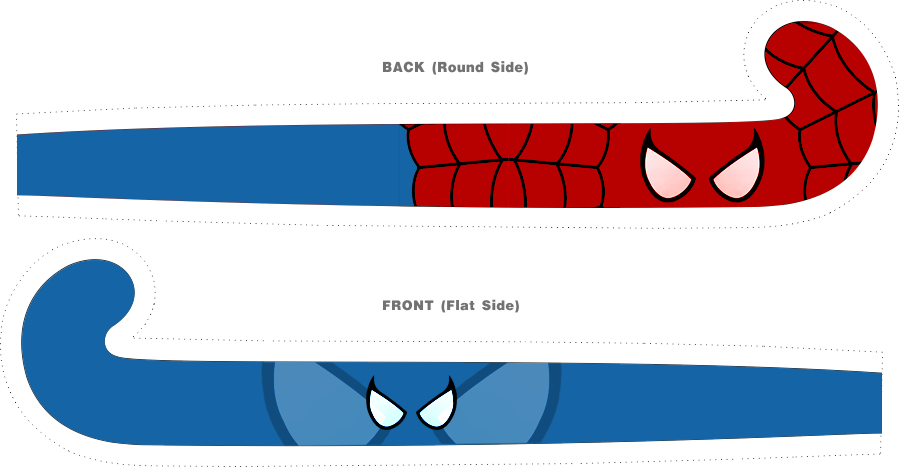 Custom Wooden Indoor Field Hockey Rage Works Ⓒ - Symmetry Clipart (899x467), Png Download