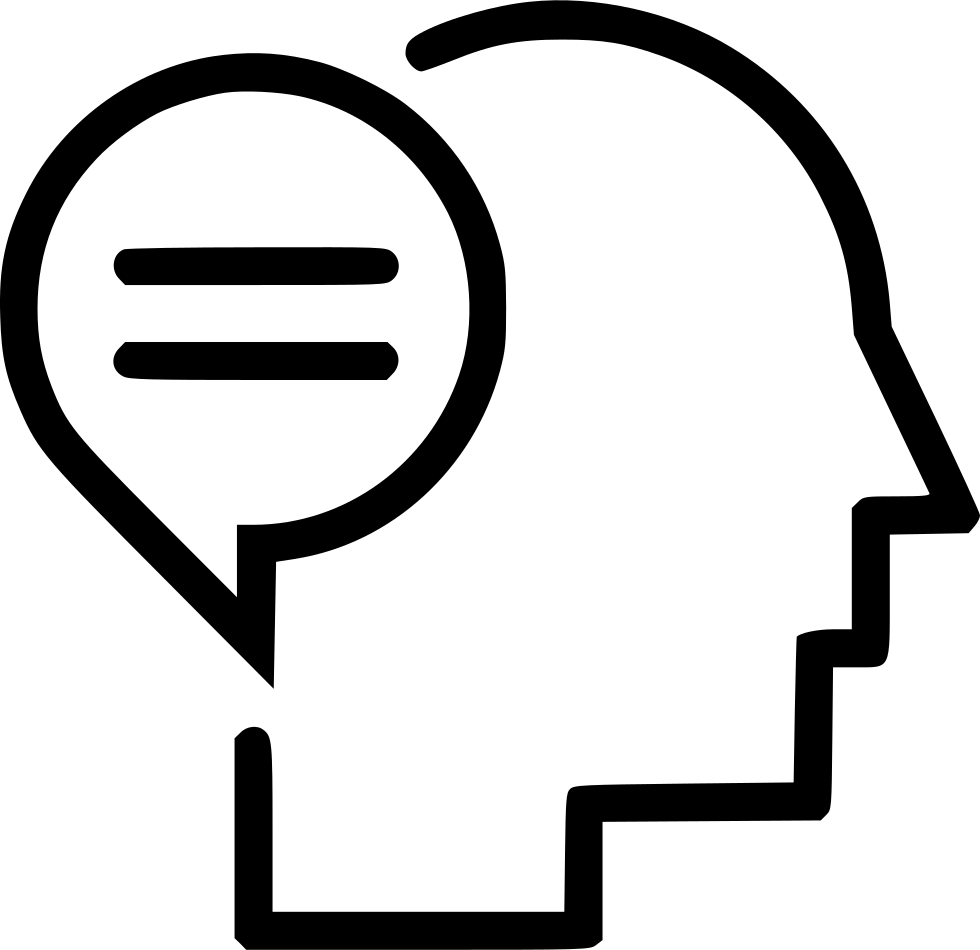 Head Bubble Text Comments Clipart (980x950), Png Download