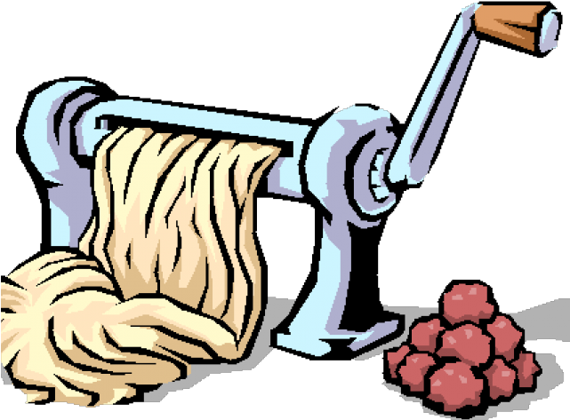 Spaghetti Clipart Pasta Night - Pasta - Png Download (640x480), Png Download