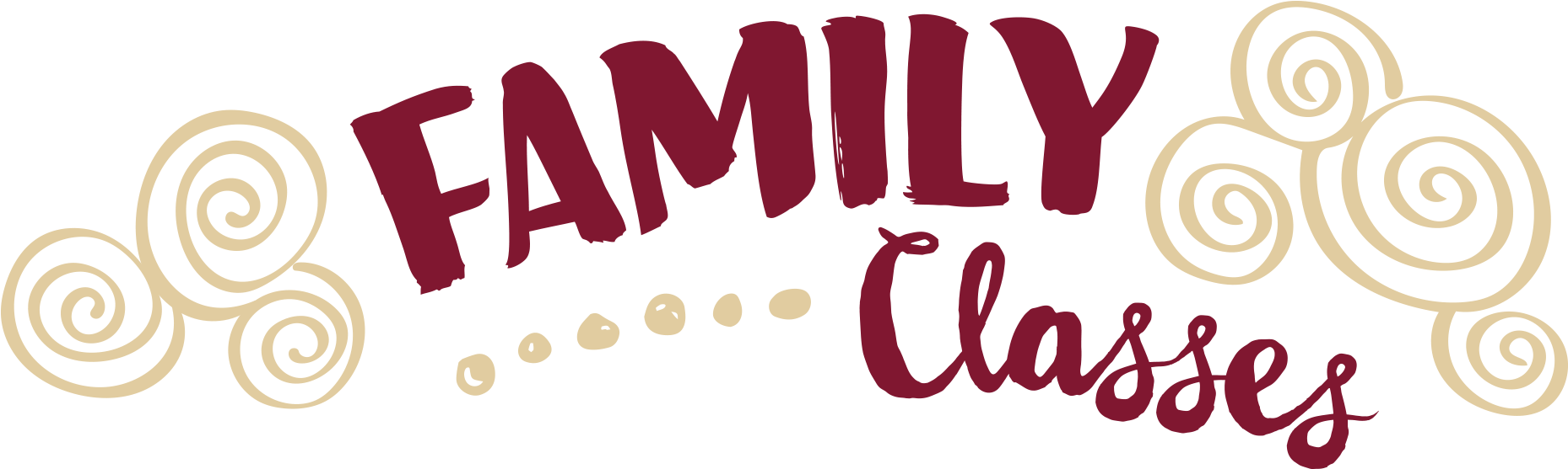 See More Class Types Family Paint Night - Calligraphy Clipart (1858x557), Png Download