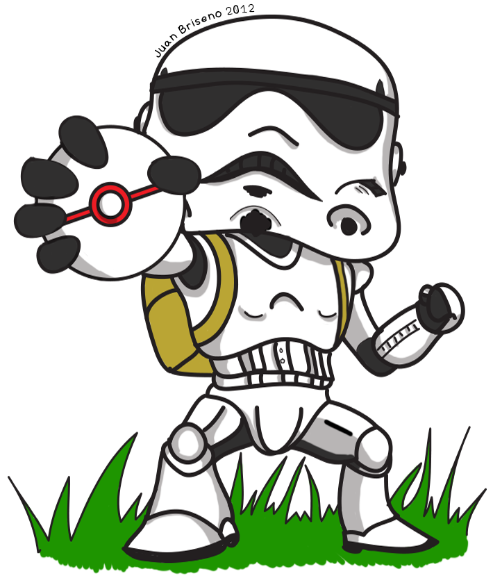 Pokemon Storm Trooper V1 By Whowon Clipart (750x900), Png Download