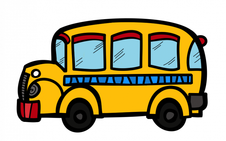 You - Transparent Background School Bus Clipart - Png Download (720x450), Png Download
