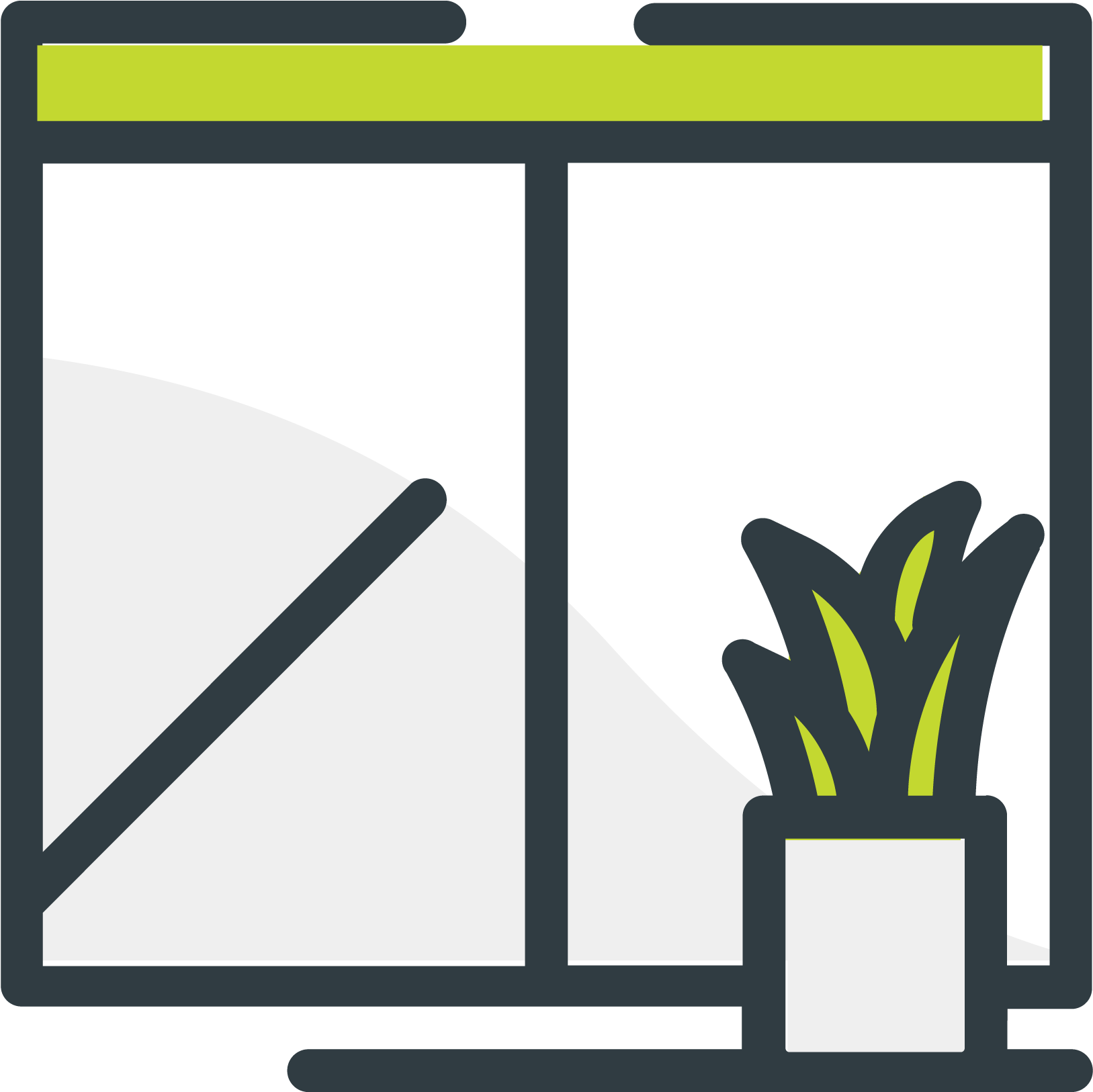 Window Clipart (1917x1625), Png Download