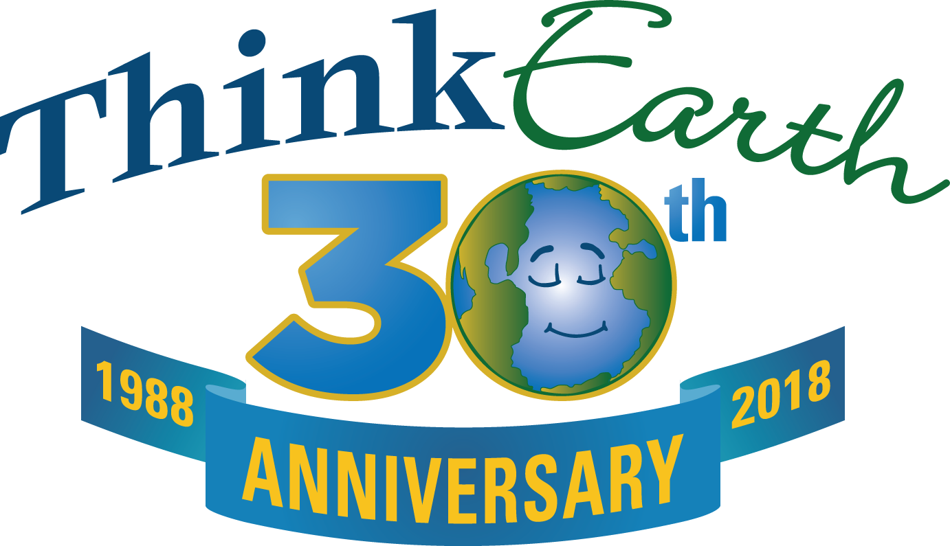 2018 1141 Te Anniversary Logo Final - Think Earth Clipart (1382x795), Png Download
