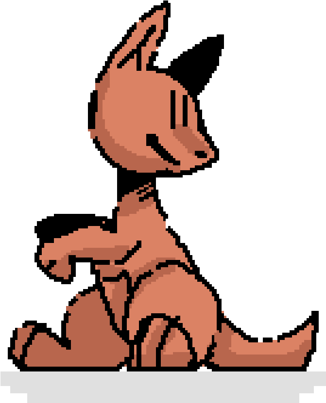 Kangaroo - Cartoon Clipart (1100x1100), Png Download