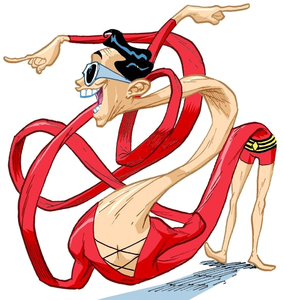 Plastic Man Free Png Image - Plastic Man Clipart (600x609), Png Download