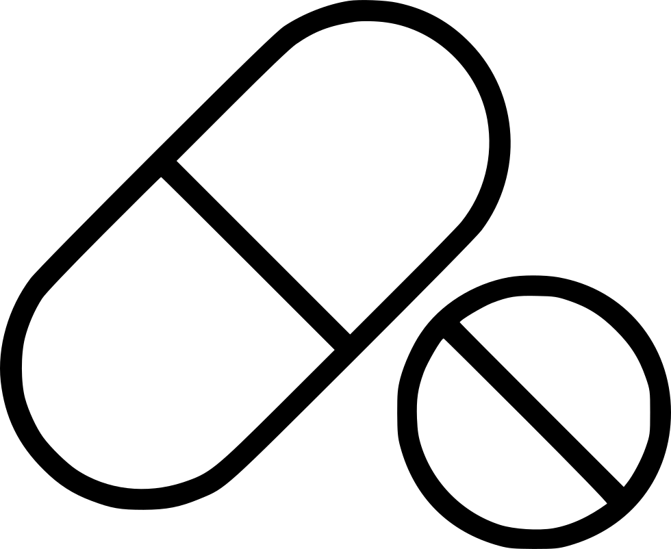 Png File Svg - Drug Icon White Clipart (980x802), Png Download
