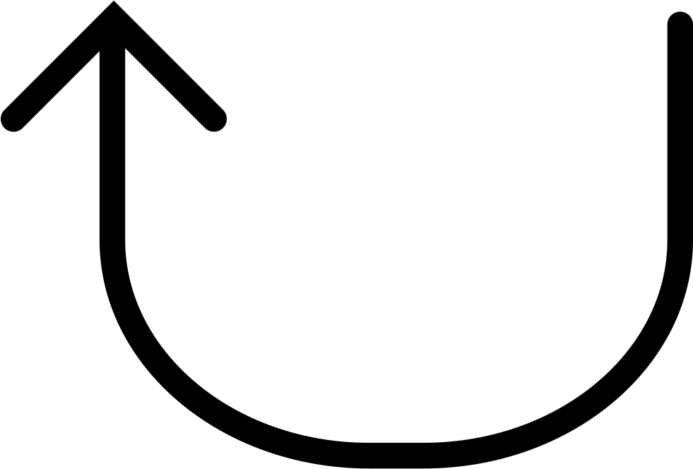 Arrow Curve Pointing Up Comments Clipart (981x664), Png Download