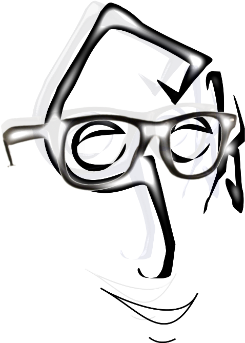 Smiling Nerdy Face , Png Download Clipart (478x669), Png Download